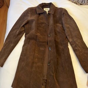 Vintage brown trench coat